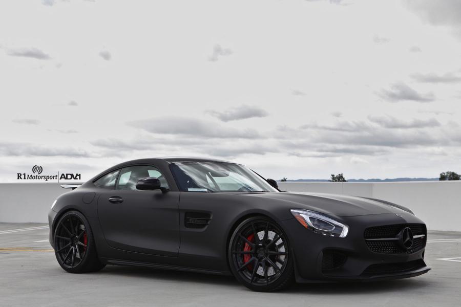 Mercedes-AMG GT S Matte Black by R1 Motorsport on ADV.1 Wheels (ADV10 M.V2 SL) '2017